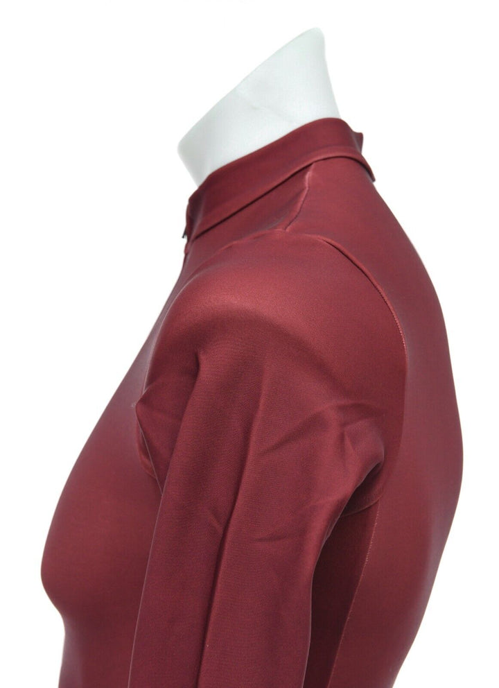 Panache Pro Thermal Long Sleeve Jersey Men 2XS Maroon Fade Road Mountain Bike