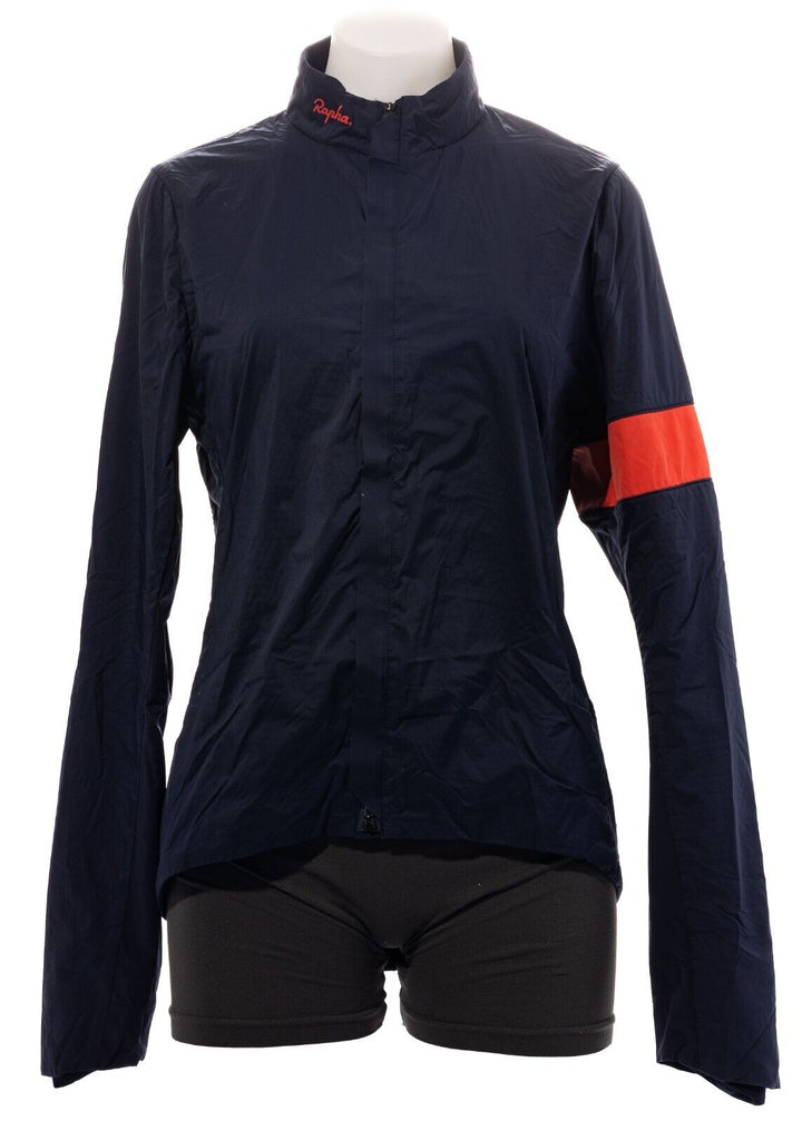 Rapha Souplesse Insulated Jacket Women LARGE Navy Road Mountain Bike Gravel Race
