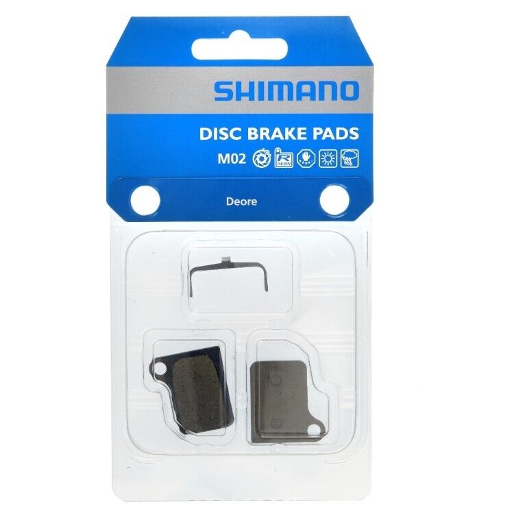 Shimano M02 Resin Disc Brake Pads 2 PAIRS BR-M555 Deore LX Mountain Bike Enduro