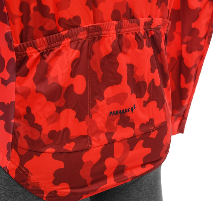 Panache Pro Wind Cycling Jacket Unisex SIZES Bone -OR- Red Camo Road Bike Gravel