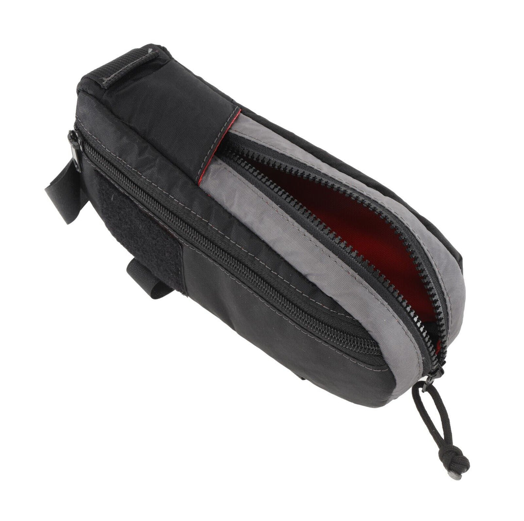 Pedal Stoke Custom Top Tube Bag Waterproof MTB Gravl Bike BLACK/GREY Bikepacking