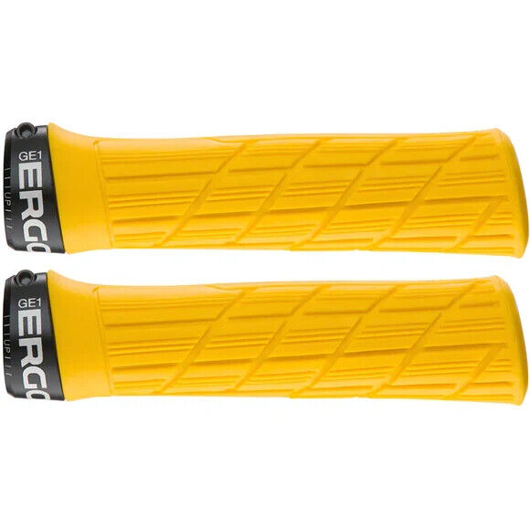 Ergon GE1 Evo Lock-On Handlebar Mountain Bike Grips Yellow Race Trail Enduro MTB