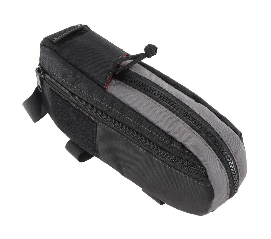 Pedal Stoke Custom Top Tube Bag Waterproof MTB Gravl Bike BLACK/GREY Bikepacking