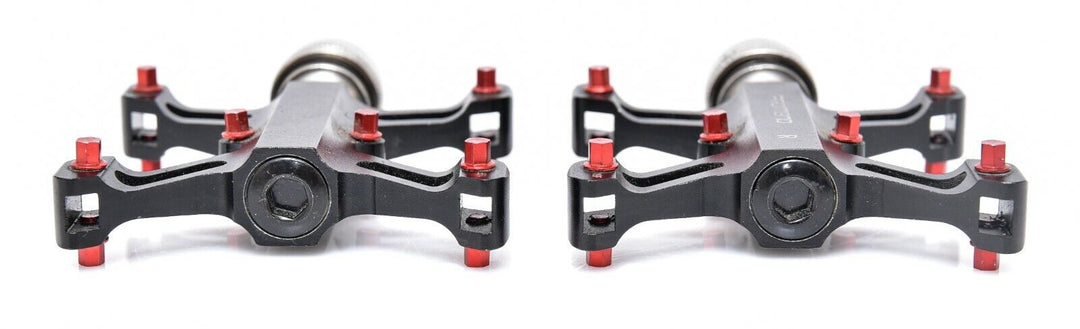 Promend PD-F57 Quick Release Folding Bike Flat Pedal Steel Alloy MTB 9/16