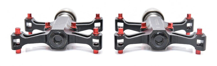 Promend PD-F57 Quick Release Folding Bike Flat Pedal Steel Alloy MTB 9/16