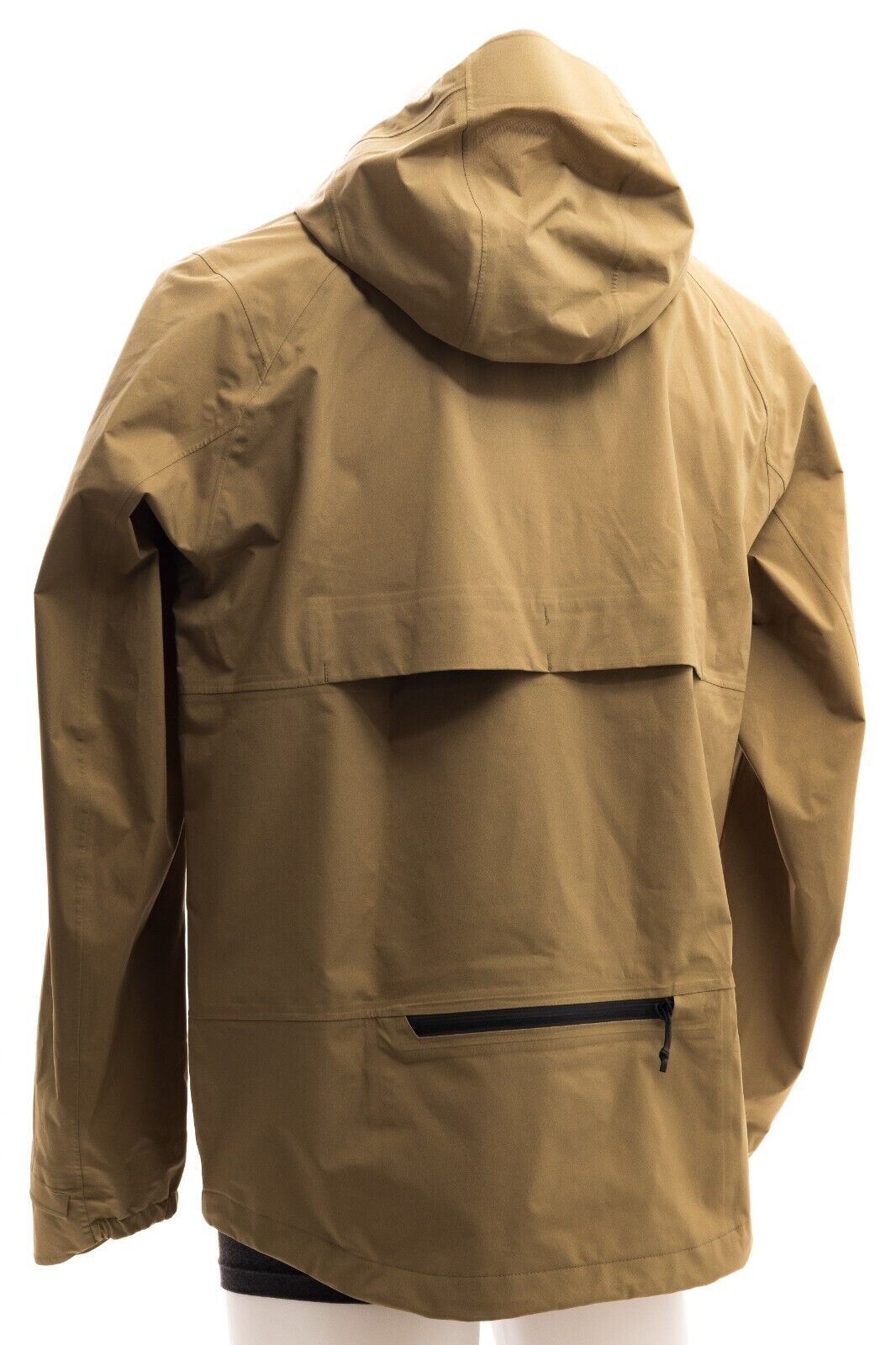 Jack Wolfskin Bike Commute Mono Hooded Jacket Men MEDIUM Grey Olive Waterproof