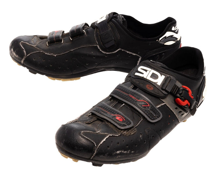 Sidi Dominator 5 Lorica MTB Shoes EU 47 US Men 11.9 Black 2 Bolt Mtn Bike Gravel