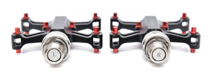 Promend PD-F57 Quick Release Folding Bike Flat Pedal Steel Alloy MTB 9/16