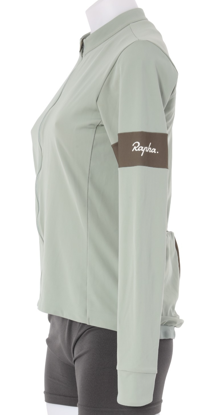 Rapha Souplesse Thermal Long Sleeve Jersey Women LARGE Mint Road Bike