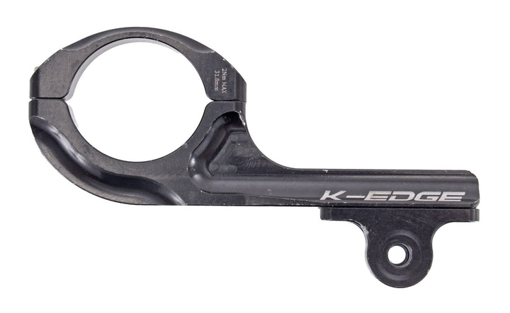 K-Edge Go Big Pro Dual Side Light Action Camera Mount 31.8mm Clamp Black Front