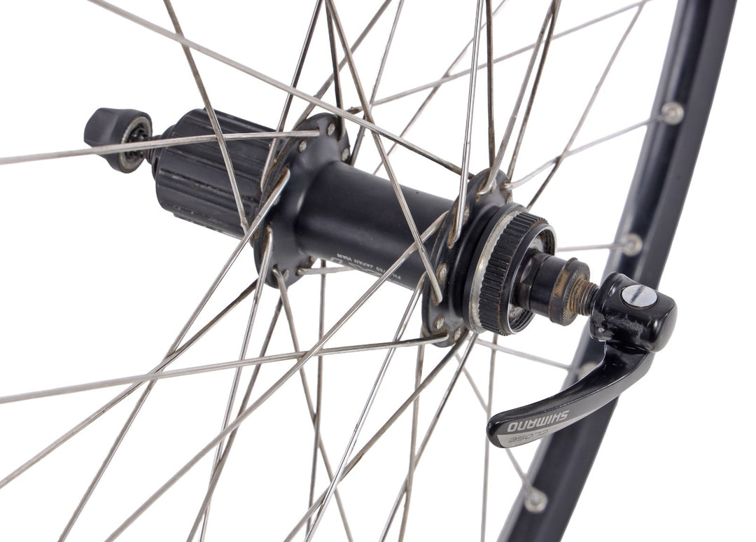 Mavic X717 Disc 26" XT M765 Alloy Clincher Mtn Bike Wheelset Shimano 9/10 Spd QR
