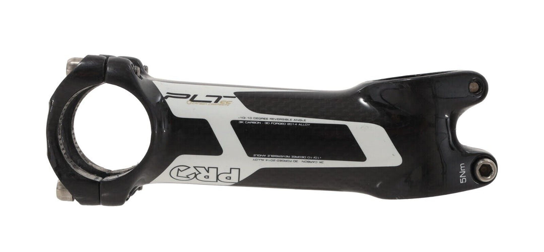 PRO PLT 3K Carbon 3D Forged Alloy Road Bike Stem 31.8 x 110mm -10º Black Gravel
