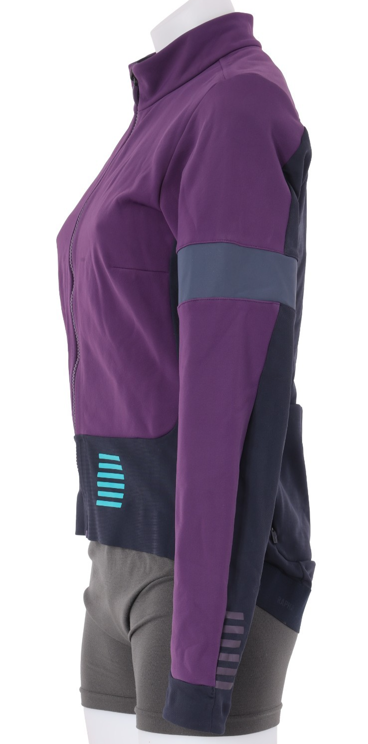 Rapha Pro Team Winter Jacket Women LARGE Purple Road Bike Cycling
