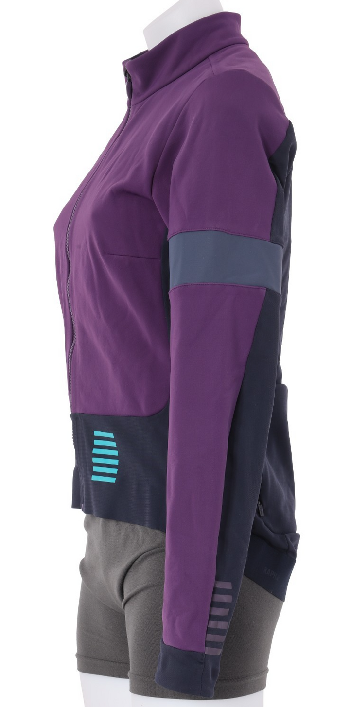 Rapha Pro Team Winter Jacket Women LARGE Purple Road Bike Cycling