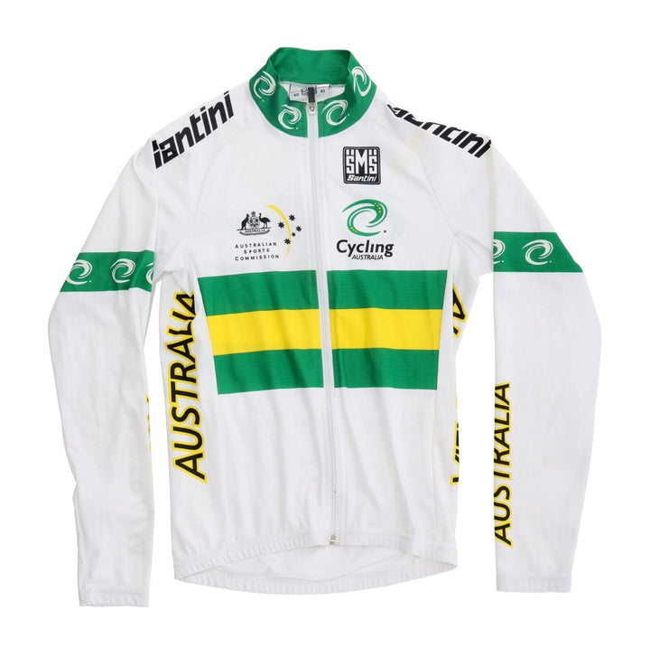 Santini Australia National Team Long Sleeve Cycling Jersey Men XS Road Bike Race
