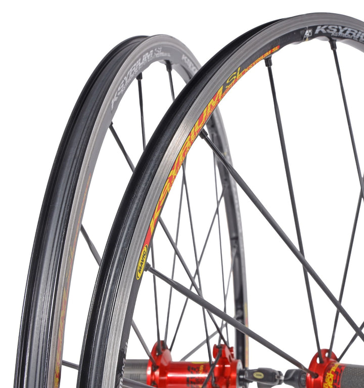 Mavic Ksyrium SL Alloy Clincher Road Bike Wheelset 700c Shimano 11 Spd Carbon QR