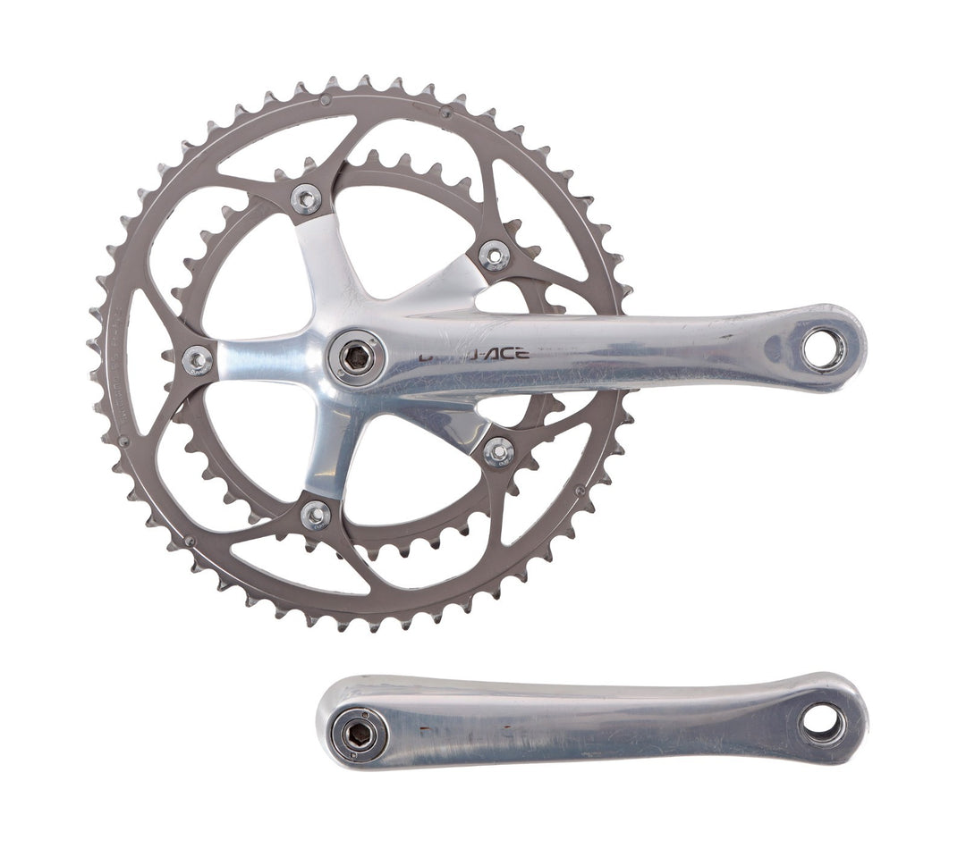 Shimano Dura-Ace FC-7701 9 Speed Road Bike Crankset 175mm 53/39T 130 BCD Silver