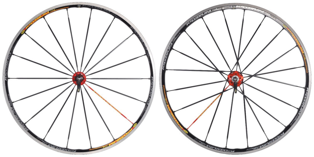 Mavic Ksyrium SL Alloy Clincher Road Bike Wheelset 700c Shimano 11 Spd Carbon QR