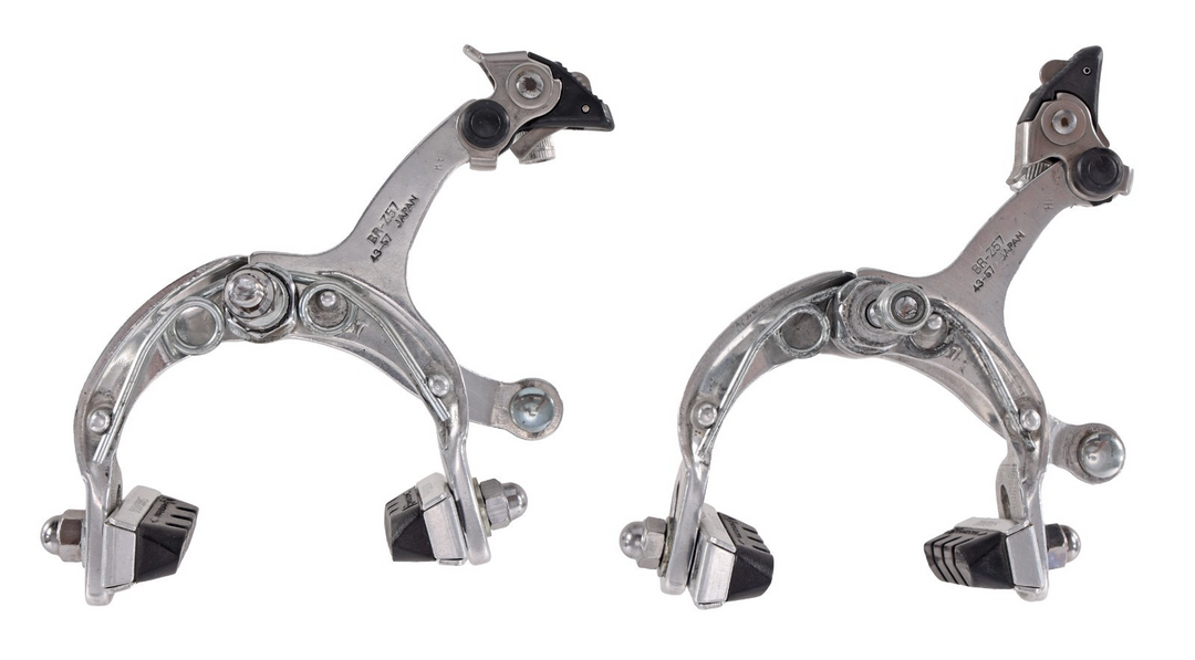 Shimano 105 Golden Arrow BR-Z57 Road Bike Brake Caliper Set F/R 43-57mm Vintage