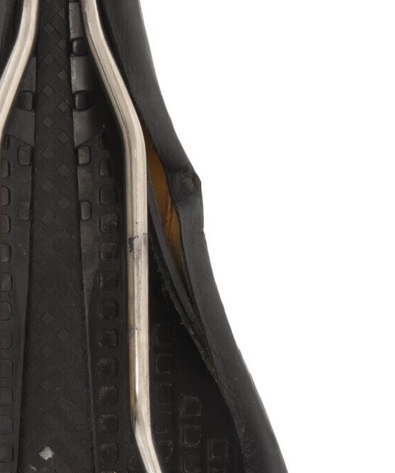 Selle Italia Flite Titanium Road Bike Saddle 140mm 7 x 7mm BLACK Leather Vintage