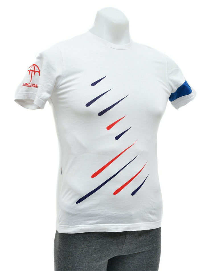 Rapha Team Sky Rain - The Game Changer T-Shirt Men XS White Pro Cycling Team