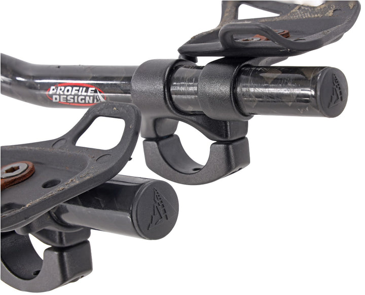 Profile Design T2+ Cobra Carbon Clip On Aerobar Extensions 335mm 31.8mm w/ Pads