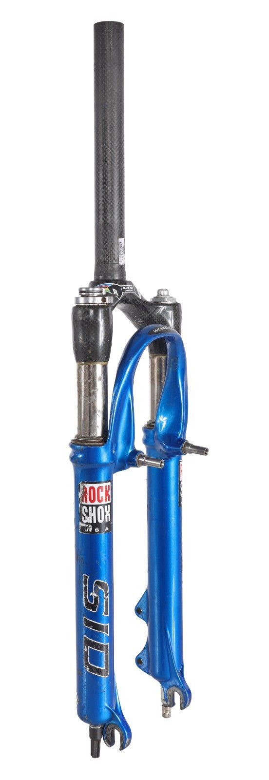 RockShox SID World Cup Dual Air 26" Mtn Bike Fork Carbon Ti 80mm Disc FOR PARTS