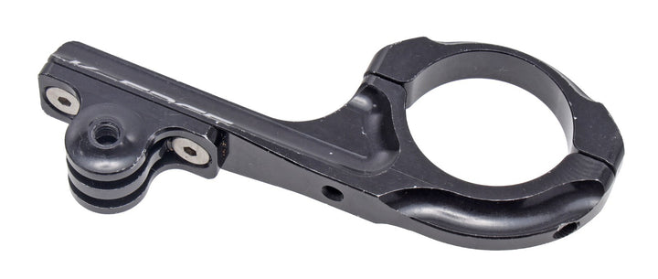 K-Edge Go Big Pro Dual Side Light Action Camera Mount 31.8mm Clamp Black Front