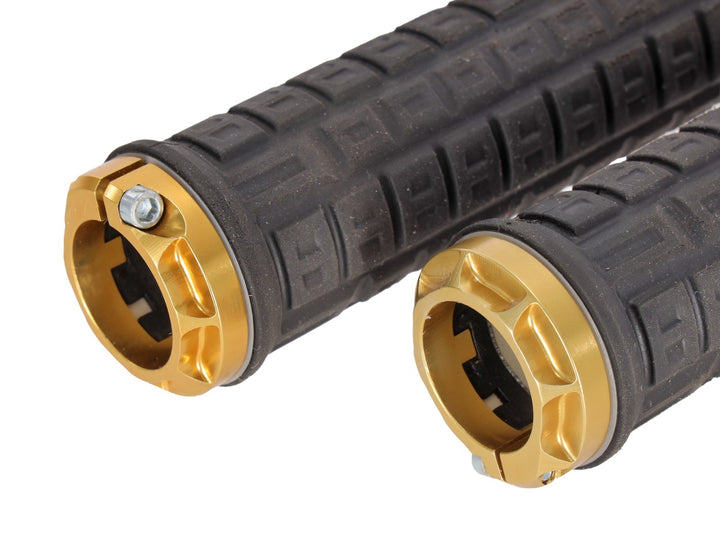 Rev Grips Pro Series Standard Lock-On Handlebar Mountain Bike Grips BLACK DH XC