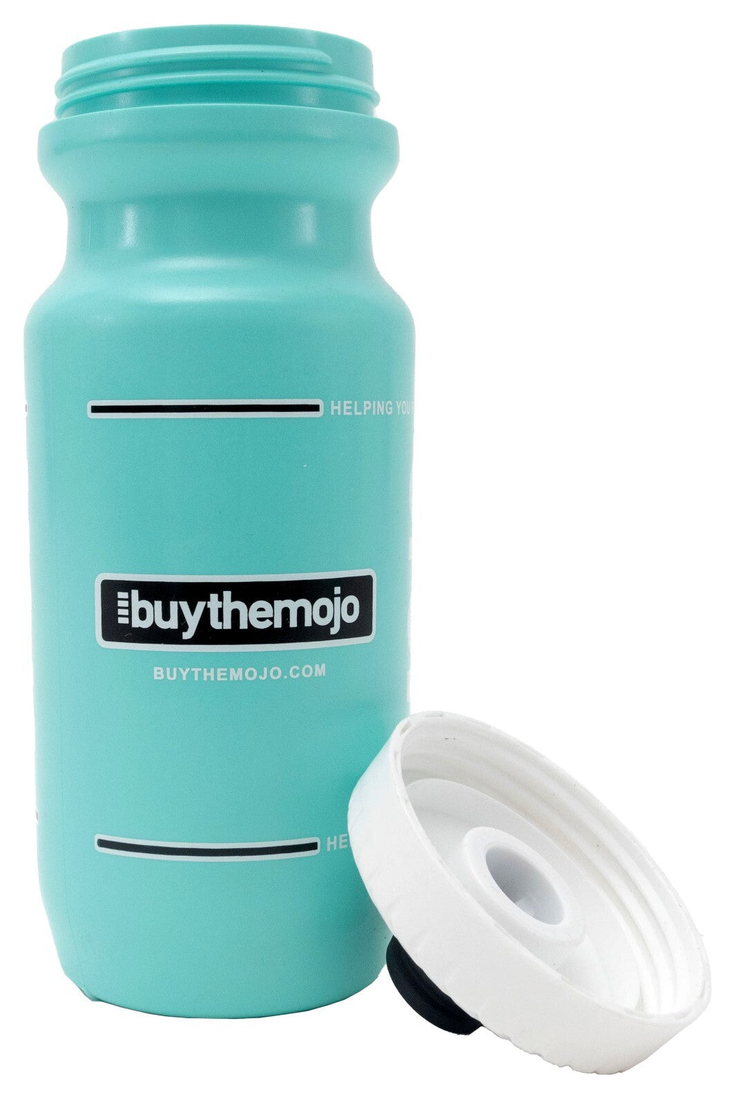 MOJO Specialized Water Bottles 21 Oz CELESTE -or- GREY 2 PACK Cycling Run Hike