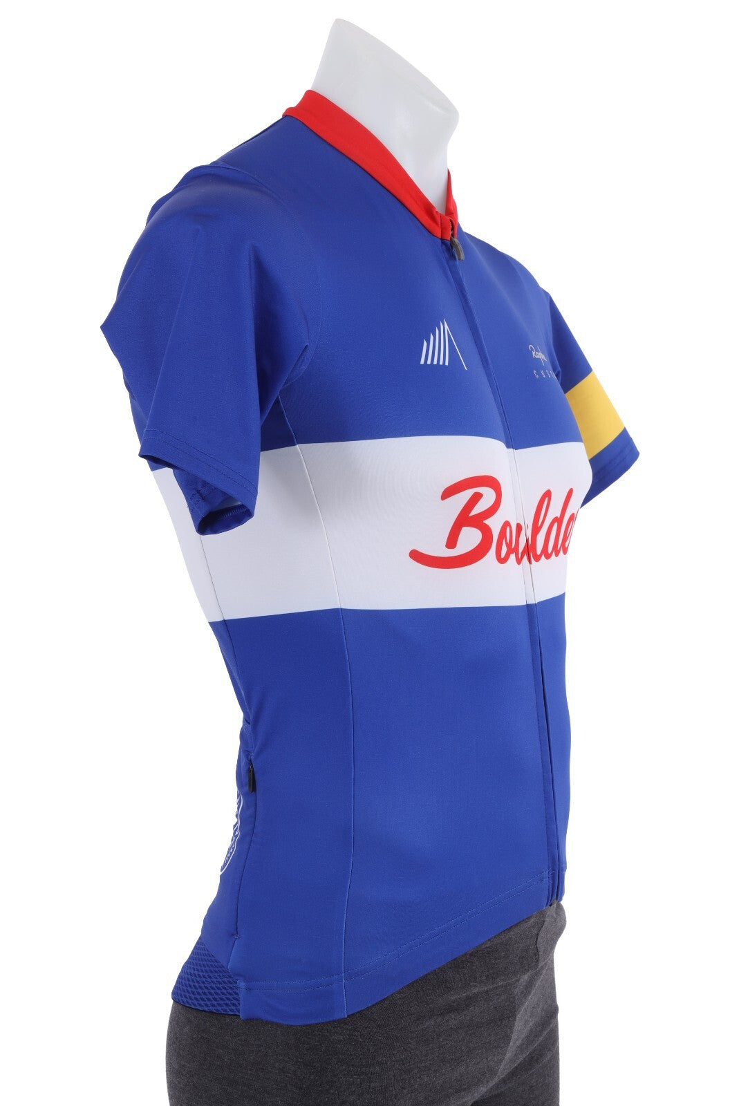 Rapha Boulder Midweight Race Short Slv Jersey Men MEDIUM Blue Bike Custom RCC