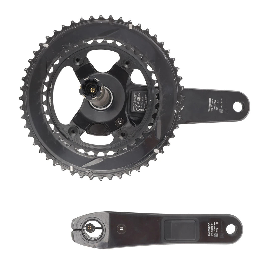 Shimano Dura-Ace R9100-P 2x 11s Power Meter Road Crankset 175mm 52/36T Gravel TT