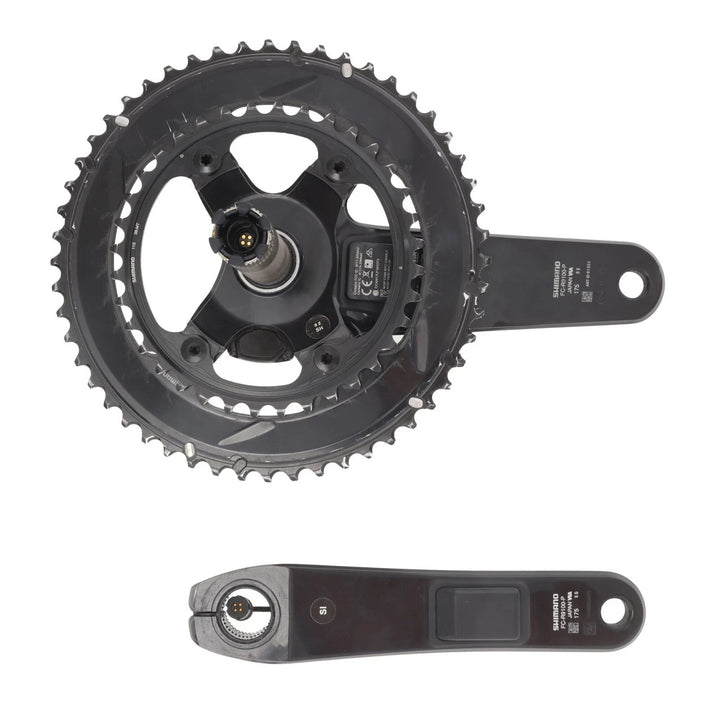 Shimano Dura-Ace R9100-P 2x 11s Power Meter Road Crankset 175mm 52/36T Gravel TT