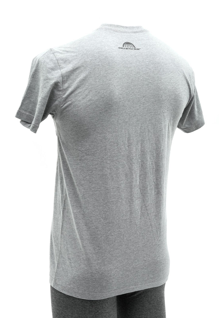 RockShox T-Shirt Men SMALL Grey World Bicycle Relief Lifestyle Mountain Bike