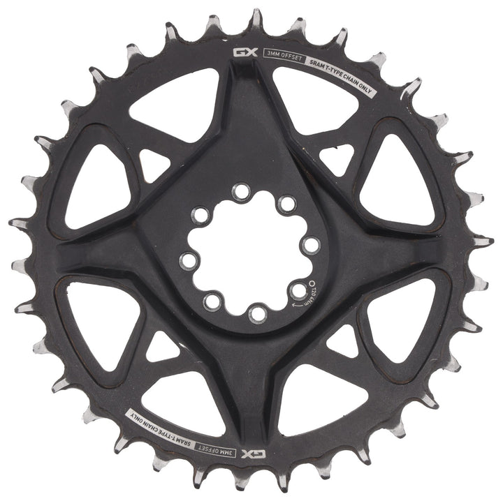 SRAM Eagle GX T-Type 8-Bolt Direct Mount 34T MTB Chainring 3mm Offset Enduro DH
