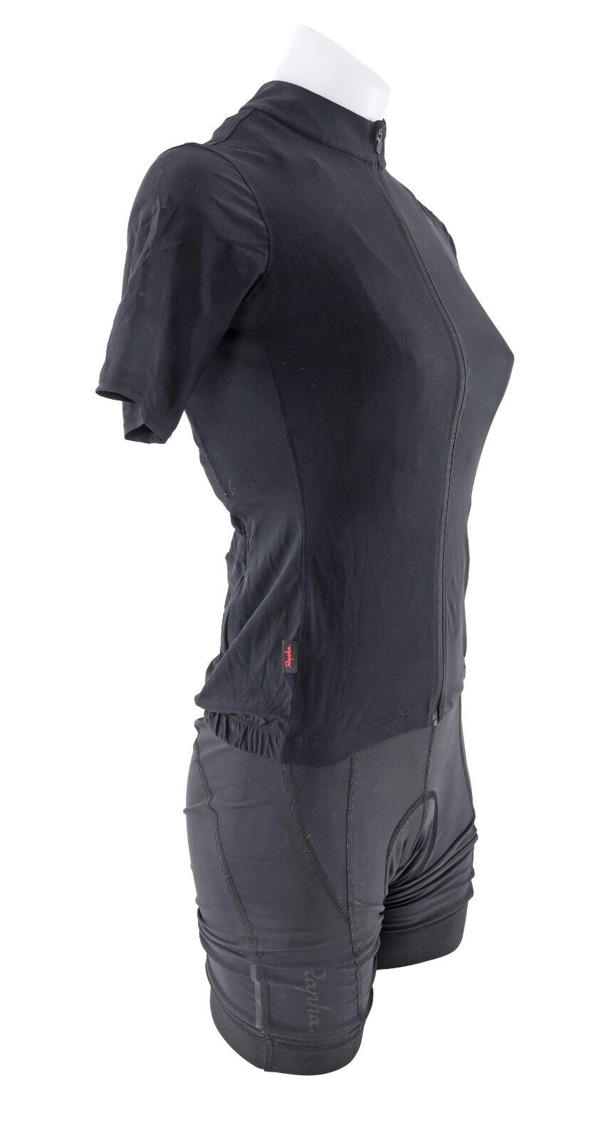 Rapha Souplesse Short Sleeve Cycling Kit Women SMALL Black Jersey + Bibs Road