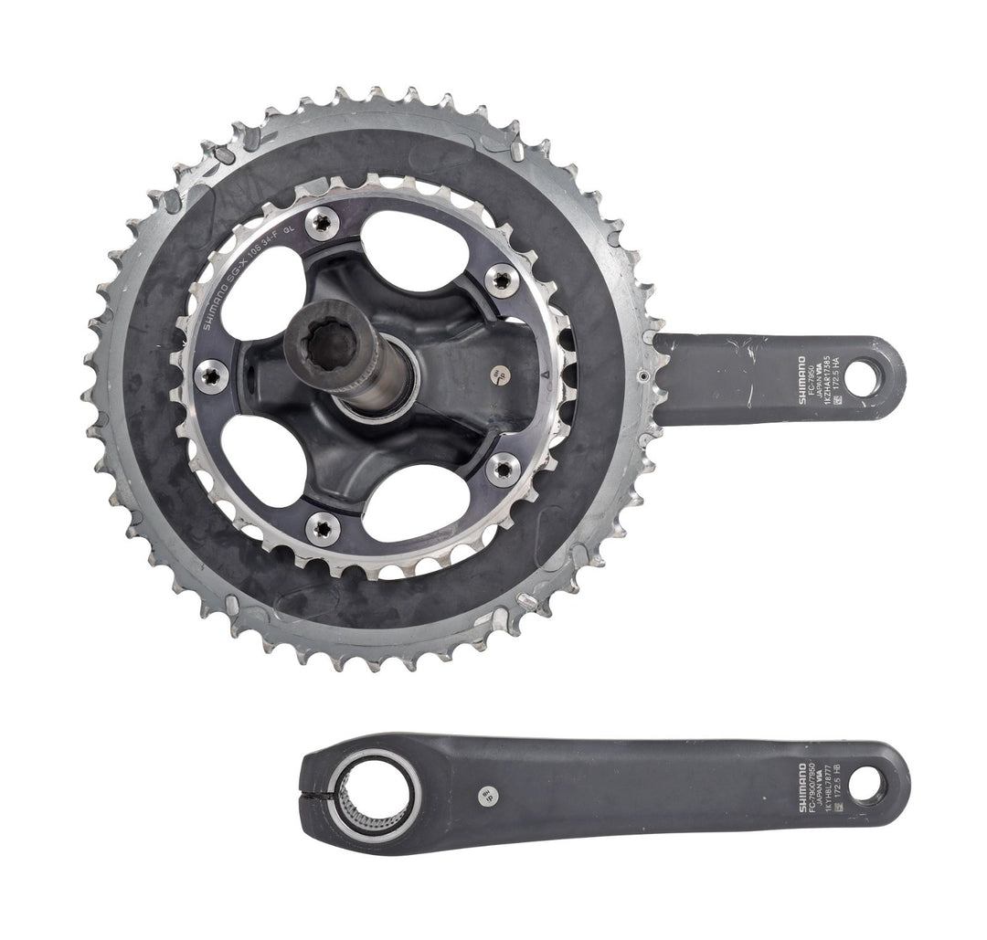 Shimano Dura-Ace FC-7950 2x 10s Road Bike Crankset 172.5mm 50/34T 130 BCD 5 Bolt