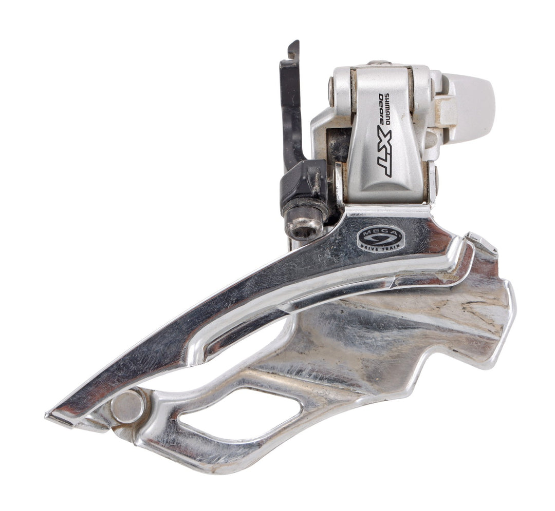 Shimano Deore XT FD-M761A 3x 9s MTB Front Derailleur Clamp-On 34.9mm Dual Pull