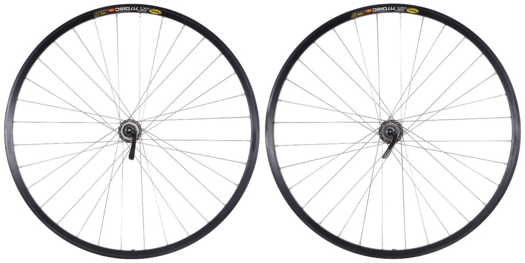 Mavic X717 Disc 26" XT M765 Alloy Clincher Mtn Bike Wheelset Shimano 9/10 Spd QR