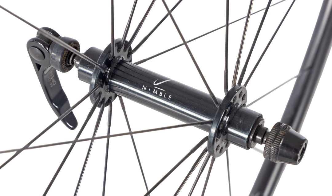 Nimble Spider 24 Alloy Clincher Road Bike Wheelset 10s 700c QR Rim Brake Shimano