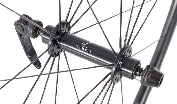 Nimble Spider 24 Alloy Clincher Road Bike Wheelset 10s 700c QR Rim Brake Shimano