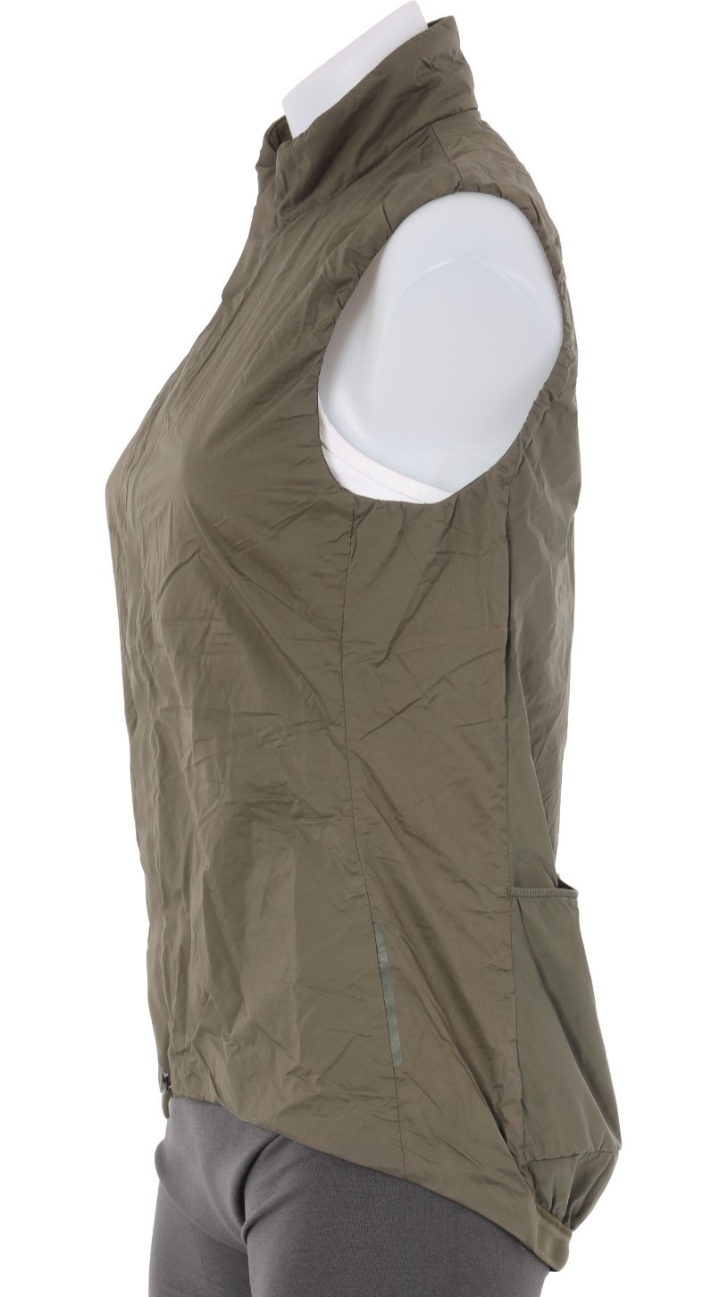 Rapha Souplesse Insulated Gilet Women MEDIUM Green Road Bike Fall Spring