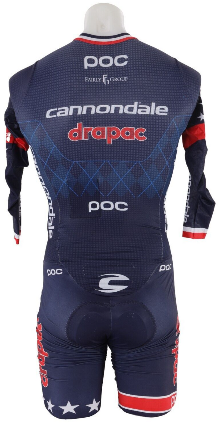 POC Cannondale Drapac Pro Cycling USA Champ Long Sleeve TT Speedsuit Men SIZE 3