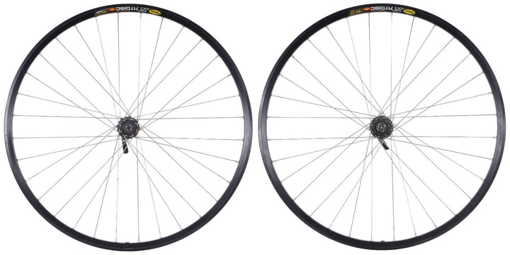 Mavic X717 Disc 26" XT M765 Alloy Clincher Mtn Bike Wheelset Shimano 9/10 Spd QR