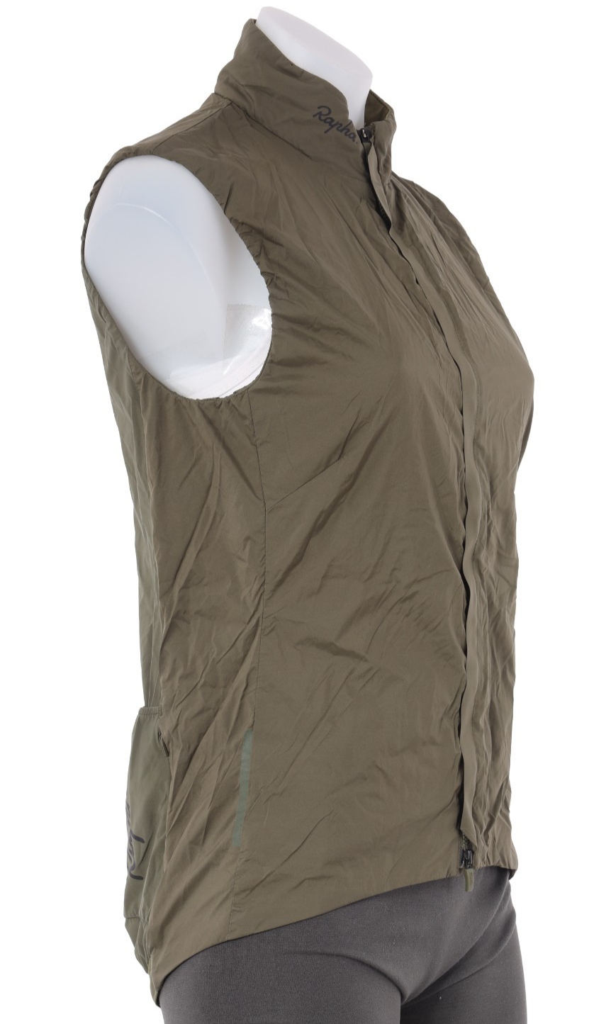 Rapha Souplesse Insulated Gilet Women MEDIUM Green Road Bike Fall Spring