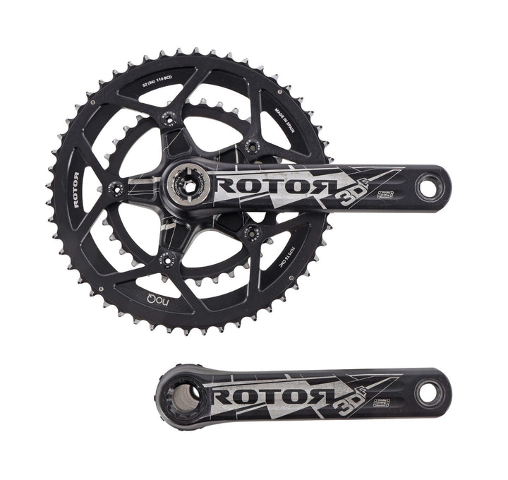 Rotor 3DF Alloy Road Bike Crankset 2 x 11 Speed 170mm 52/34T noQ 110BCD Cycling