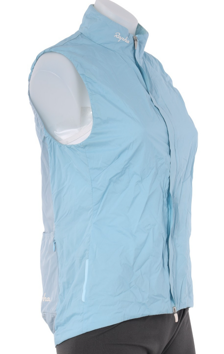 Rapha Souplesse Insulated Gilet Women Vest MEDIUM Blue Road Gravel Fall Spring