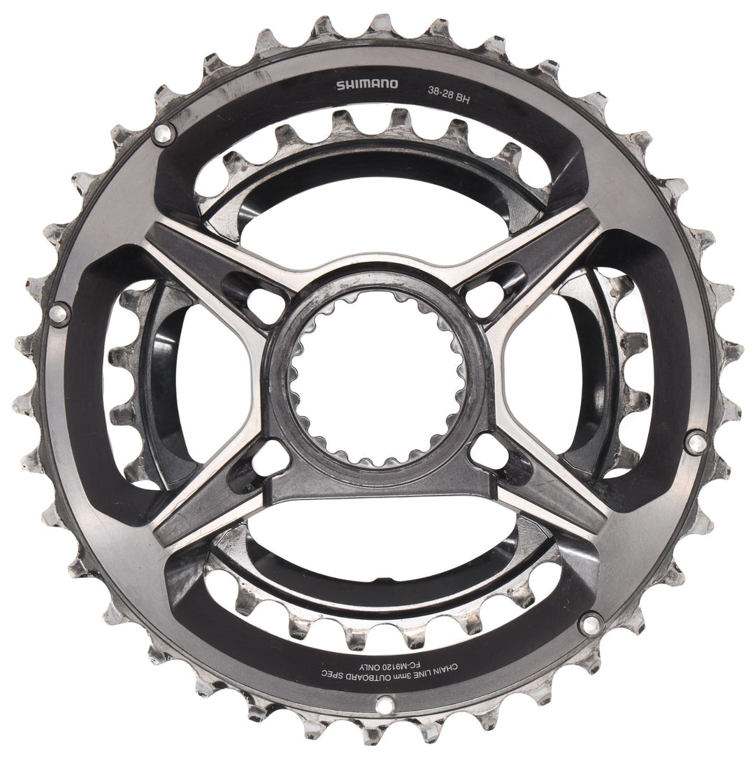 Shimano XTR 2x 12 Speed 28/38T Direct Mount Chainring Set FC-M9120-B2 Mtn Bike