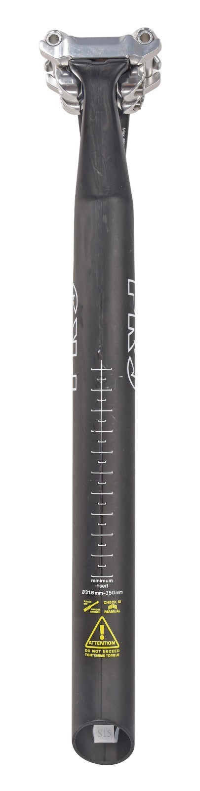 PRO Vibe Carbon Seatpost 31.6 x 350mm 25mm SB 7x 7mm Gravel Road Bike Cross Race