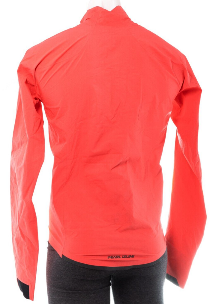 Pearl Izumi Waterproof Jacket Shell Men SMALL Fiery Coral Road Bike MTB Gravel